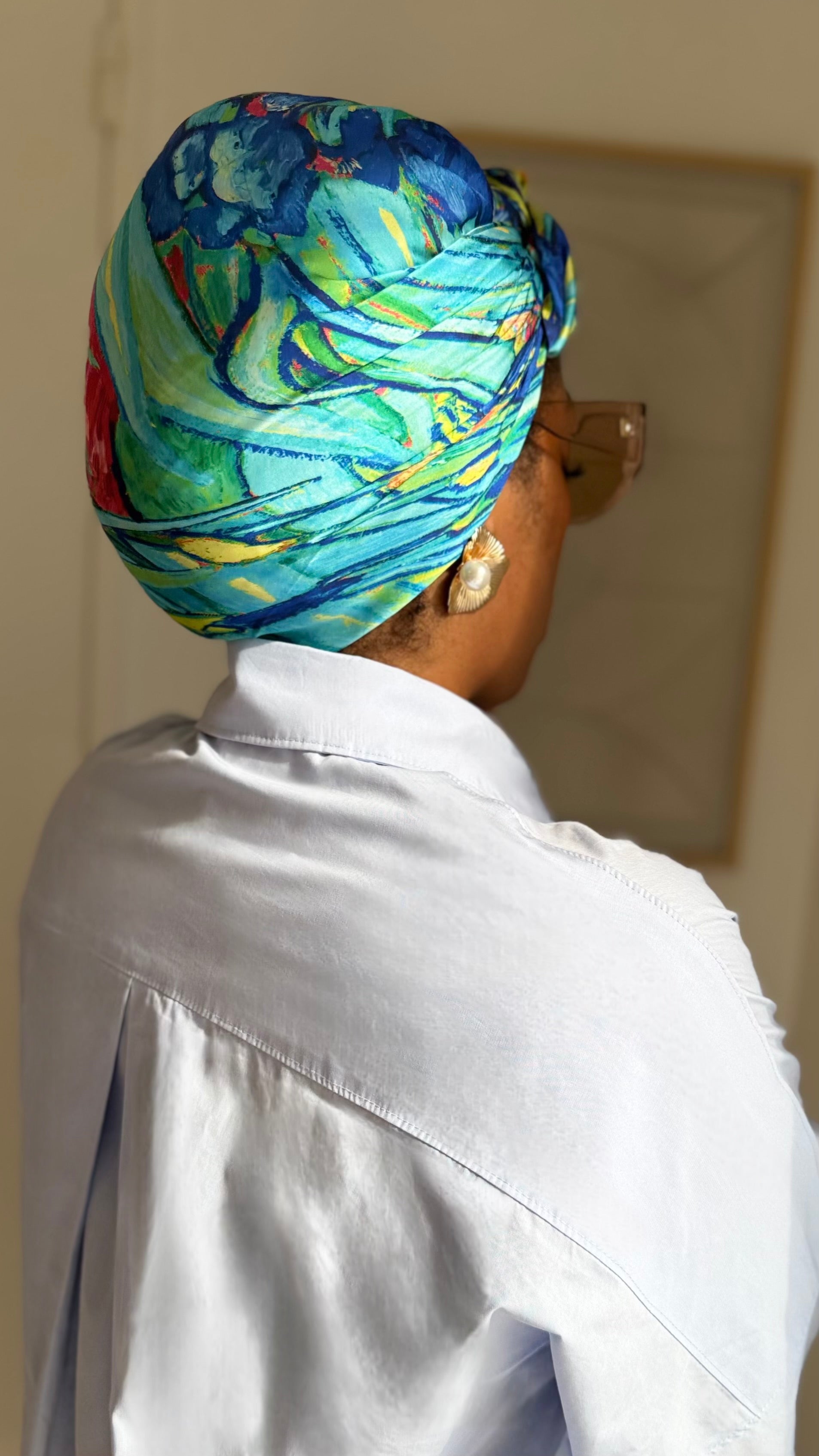 Mini carré de soie arlequin